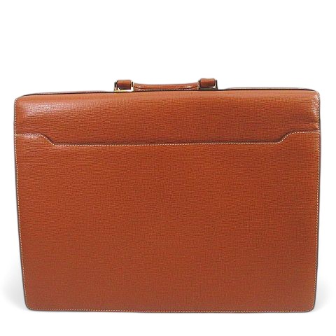 ロエベ LOEWE アナグラム ビジネスバッグ ブリーフケース ブラウン 茶  
