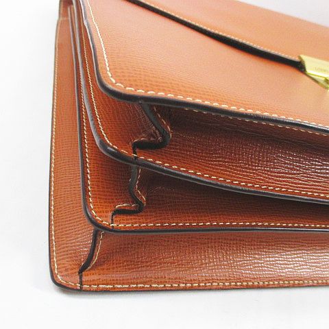 ロエベ LOEWE アナグラム ビジネスバッグ ブリーフケース ブラウン 茶