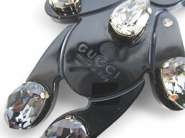 グッチ GUCCI テディベア クリスタルストーン付き キーホルダー