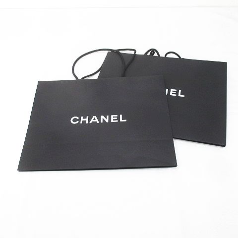 シャネル CHANEL 2枚セット 紙袋 ショッパー ショップ袋 純正