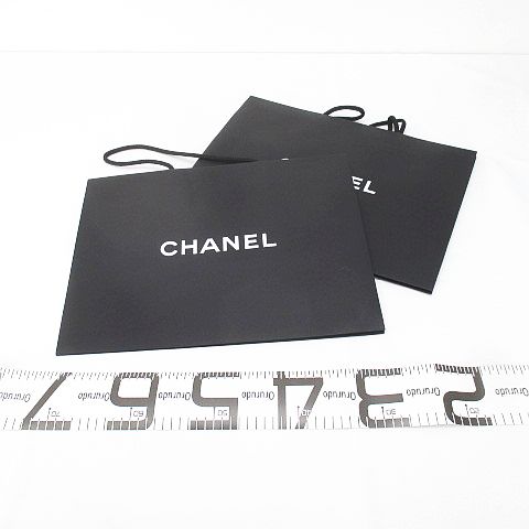 シャネル CHANEL 2枚セット 紙袋 ショッパー ショップ袋 純正