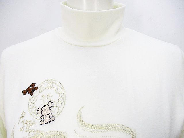 M・U SPORTS ミエコウエサコ ゴルフウェア 長袖 フリース カットソー