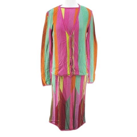 ミッソーニ MISSONI アンサンブル セットアップ ストライプ柄 ミッソーニ MISSONI アンサンブル セットアップ ストライプ柄