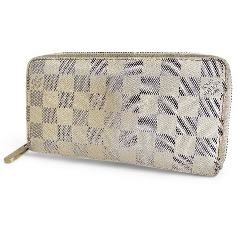 ルイヴィトン　ダミエアズール ラウンドファスナー長財布 N60058 LOUIS VUITTON ルイ ヴィトン ラウンドファスナー長財布 ダミエ