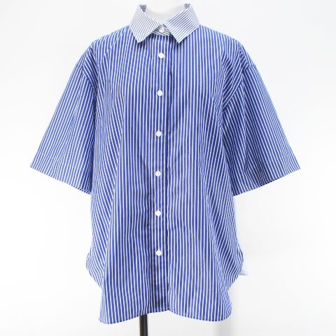 ユニクロ UNIQLO JW ANDERSON コラボ ストライプ柄 半袖 シャツ 