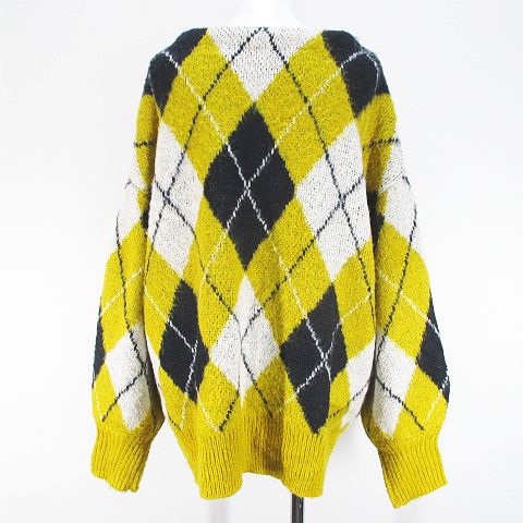 美品✨ERIBE 長袖カーディガン　ウール　イエロー　M ERIBE - KNIT COLLECTION 2024