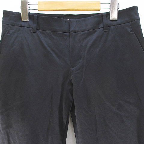 【未使用】TRANCE WORK ノーカラージャケット&パンツ ブラック トランスワーク TRANS WORK クロップドパンツ 40 黒系 ブラック