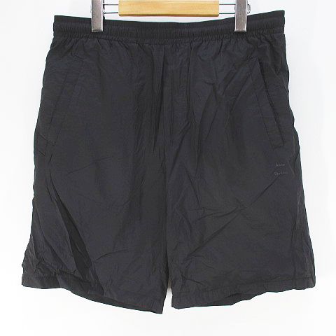 Acne Studios 黒 ワイドショートパンツ Acne Studios - Loose fit denim shorts - Black