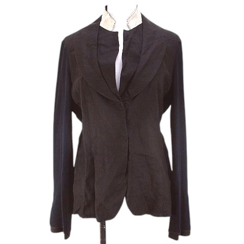 ブルネロクチネリ BRUNELLO CUCINELLI リネン ジャケット 44 茶系