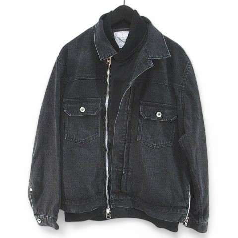 sacai ドッキングデニムジャケットブルゾン sacai/サカイ】より21AWアイテムデニム ドッキングブルゾンが