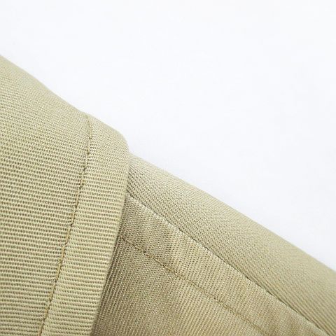 ダンヒル dunhill ステンカラーコート ロング丈 比翼 42 ベージュ系  