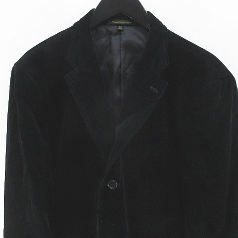 ユニクロ UNIQLO テーラード ジャケット コーデュロイ XL 黒系