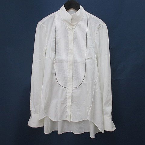ブルネロクチネリ BRUNELLO CUCINELLI 長袖 シャツ ブラウス S 白系 