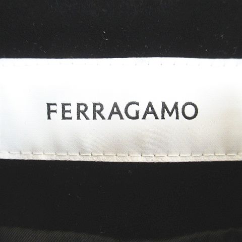 フェラガモ FERRAGAMO 膝丈 台形スカート スカート ベロア ベルベット  