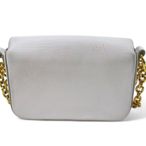 TOM FORD ホワイトレザー ショルダーバッグ