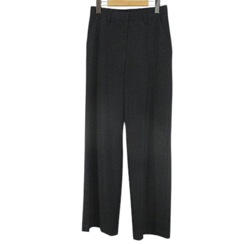 未使用品 ラ・イマージュ la IMAGE ロング丈 パンツ スラックス 9号 黒  