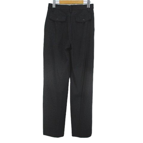 未使用品 ラ・イマージュ la IMAGE ロング丈 パンツ スラックス 9号 黒  