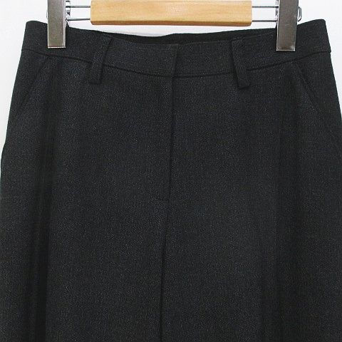 未使用品 ラ・イマージュ la IMAGE ロング丈 パンツ スラックス 9号 黒  