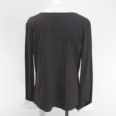 【中古】シャネル CHANEL P20449W03107 B2129 長袖 シャツジャケット 茶系 ブラウン フランス製 ストレッチ 無地 シャネル CHANEL P20449W03107 B2129 長袖 シャツジャケット 茶系