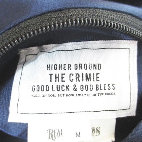 クライミー CRIMIE リバーシブル スカジャン ジャケット トラ柄 M 紺系  