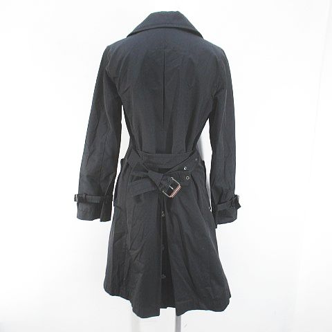 MaxMara ブラックトレンチコート38 オンライン ショップ 安い