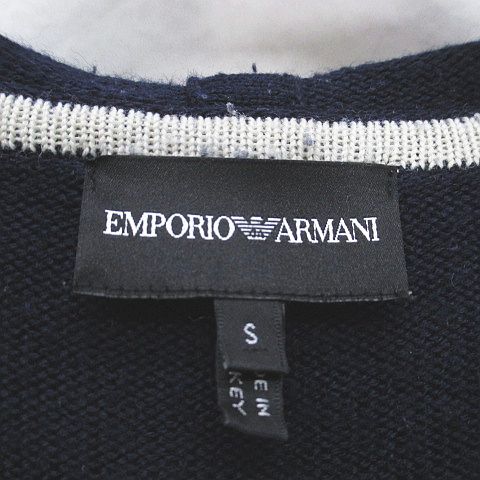 新品・未使用　EMPORIO ARMANI ニットジップパーカーカーディガン アルマーニ ジーンズ ARMANI JEANS Plain Knit Zip Up Cardigan ニット