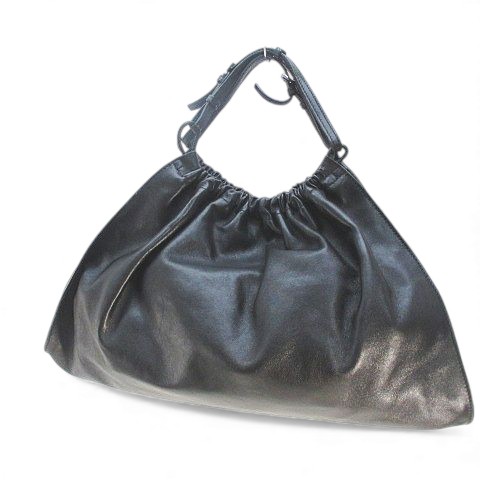 グッチ GUCCI 001 4335 002058 レザー ハンドバッグ ブラック 黒