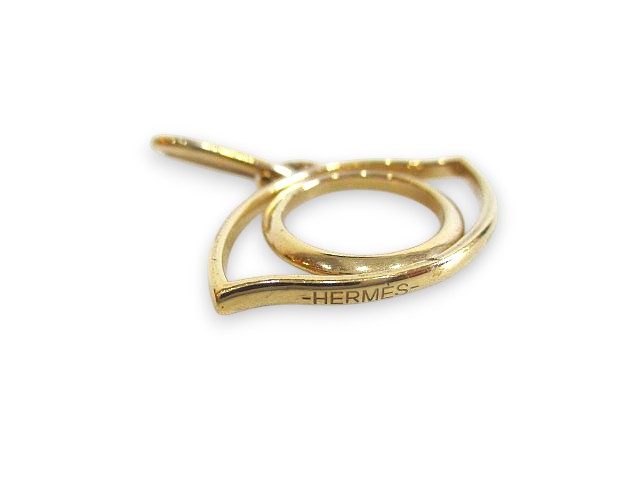 エルメス HERMES キュリオジテ チャーム 目 ゴールドカラー アイ