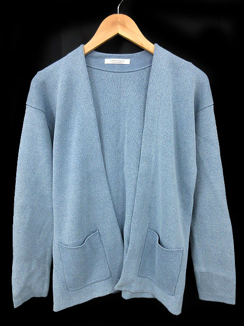 ジャーナルスタンダード Journal Standard ガウン カーディガン ニット インディゴ染め デニム風 S アイスブルー M Move 10 メンズ 079 ベクトルパーク