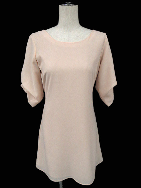 レディ Rady ワンピース ミニ丈 五分袖 無地 M ピンク レディース 079 ベクトルパーク