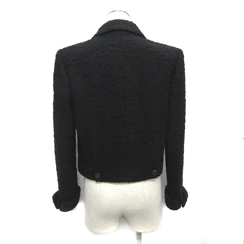 シャネル CHANEL テーラード ジャケット ツイード ウール モヘヤ混