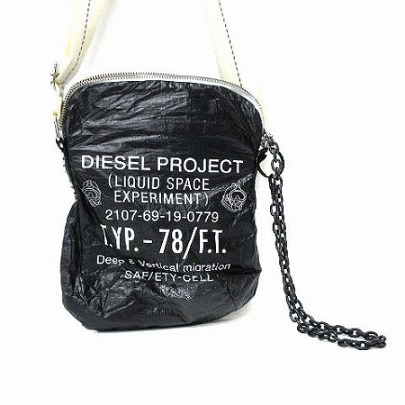激レア⭐︎DIESEL LIQUID SPACE レザーバッグ Y2K 激レア⭐︎DIESEL LIQUID SPACE レザーバッグ Y2K
