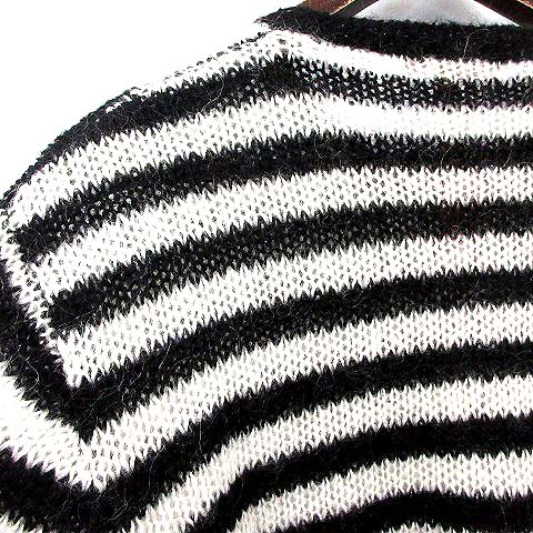 未使用品 シュプリーム SUPREME 19AW ニット モヘヤ ボーダー セーター 