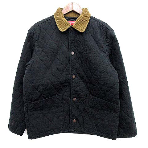 シュプリーム SUPREME 19AW キルティング ジャケット 刺繍 中綿  