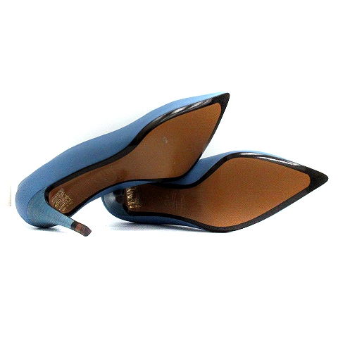 フェンディ FENDI パンプス ポインテッドトゥ ハイヒール レザー 36.5 
