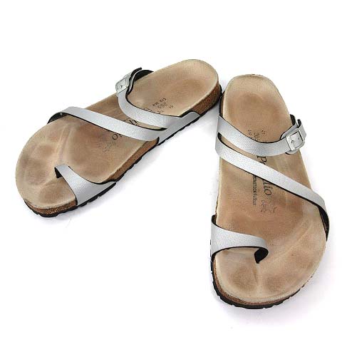Birkenstock papillio シルバーサンダル M109289928 - 靴通販