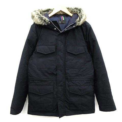 ポールスミス PAUL SMITH PS 18AW ダウンジャケット フード フェイク 