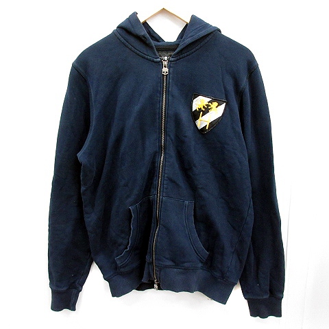 ハイドロゲン HYDROGEN パーカー ジップアップ L 紺 ネイビー ハイドロゲン HYDROGEN パーカー ジップアップ L 紺 ネイビー