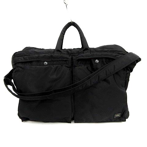 極美品 ポーター タンカー ミニダッフルバッグ ボストンバッグ 黒 A4可 専用ポーター タンカー ミニボストンバッグ ダッフル ナイロン 黒