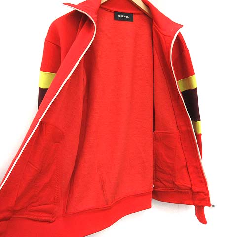 ディーゼル DIESEL トラックジャケット ジャージ ジップアップ M 赤 