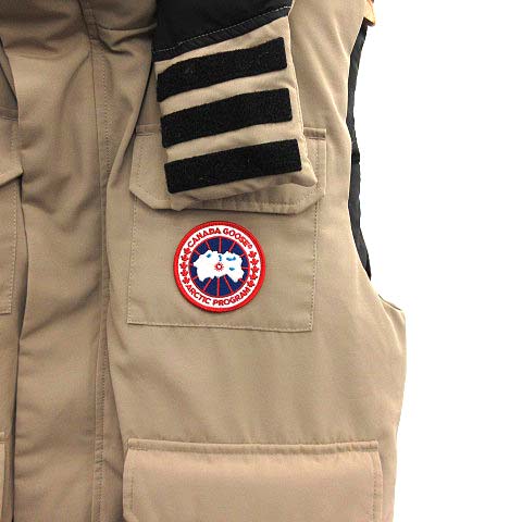 カナダグース CANADA GOOSE ダウンベスト HUDSON ハドソン フード L 