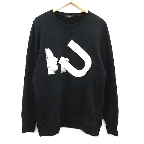 アンダーカバー UNDERCOVER スウェット トレーナー 長袖 プリント 3 黒 