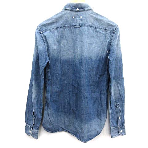 SOPHNET LONG DENIM シャツ 長袖 美品SOPHNET FABRIC-MIX L/S TOP SAGE