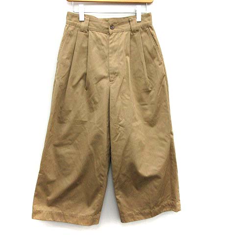 ダントン DANTON 18SS パンツ ワイド WEST POINT 36 ベージュ /KH レディース