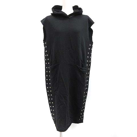 ディーゼル Diesel ワンピース ひざ丈 ノースリーブ フード プルオーバー コットン 14 黒 ブラック Mf11 キッズ 081 ベクトルパーク ディーゼル Diesel ワンピース ひざ丈 ノースリーブ フード プルオーバー コットン 14 黒 ブラック Mf11 キッズ 081 ベクトルパーク