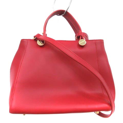 マルコビアンチーニ Marco Bianchini ハンドバッグ レザー 赤 レッド Tk レディース 081 ベクトル パーク