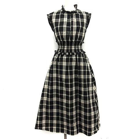スナイデル snidel 19AW ワンピース ロング ノースリーブ チェック F 