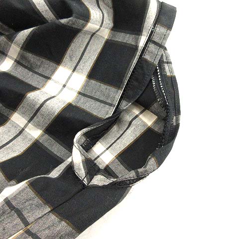 大人気SNIDELチェックワンピース（ブラック）未使用 スナイデル snidel 19AW ワンピース ロング ノースリーブ