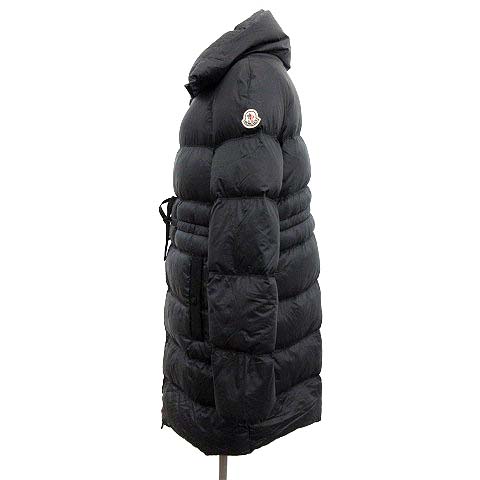 MONCLER DURBEC ブラック モンクレール MONCLER 18AW DURBEC ダウンコート ロング スタンド