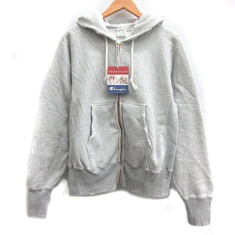 未使用品 チャンピオン Champion パーカー ジップアップ M グレー Ad41 メンズ 081 ベクトルパーク